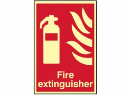 Scan Fire Extinguisher Photoluminescent - 200 x 300mm £16.99